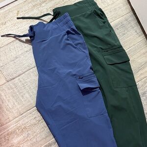 Womens all in motion Blue and Green Cargo Pants